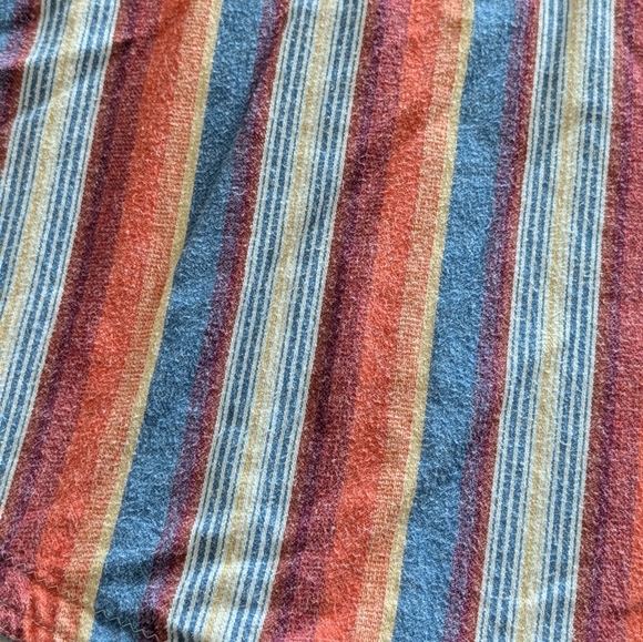 Expedition Tibet SUD Denim Colorful Cotton Reversible Hooded Cape Poncho OS - Picture 4 of 8